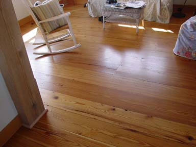 reclaimed southern pine flooring